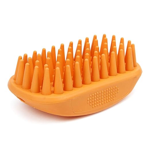 Heads Up For Tails Silicon Pet Grooming Brush